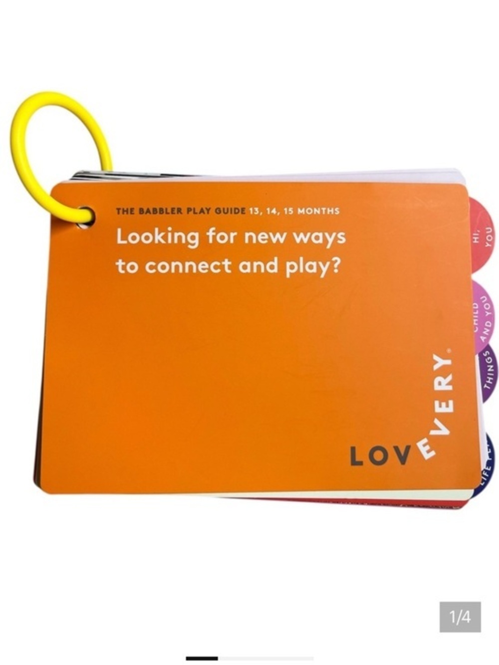 Lovevery the babbler play guide- 13, 14, 15 months